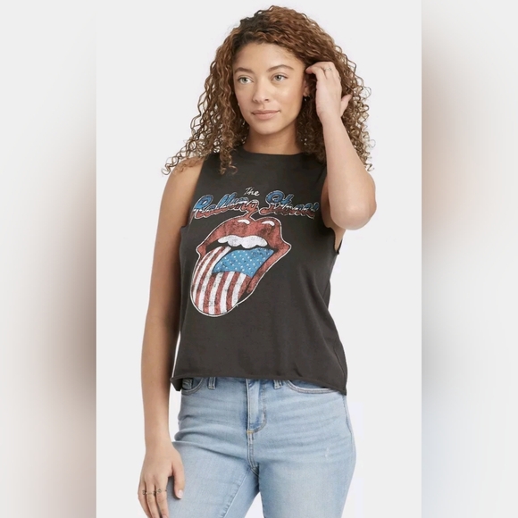 Rolling Stones Graphic Cut Off Tank - Picture 3 of 6